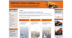 Desktop Screenshot of crane-trading.eu
